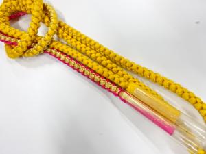 未使用品　正絹　手組帯締め